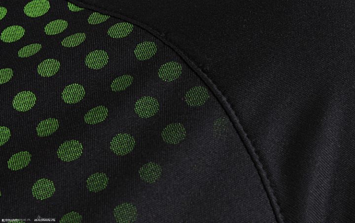 Prince Graphic Polo Czarny/Zielony